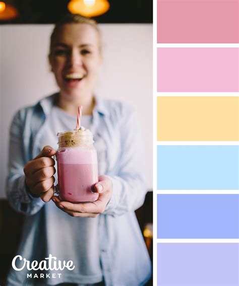 On The Creative Market Blog 15 Downloadable Pastel Color Palettes For