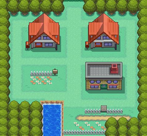 Pokémon Pallet Town Heartgold Soulsilver Minecraft Map