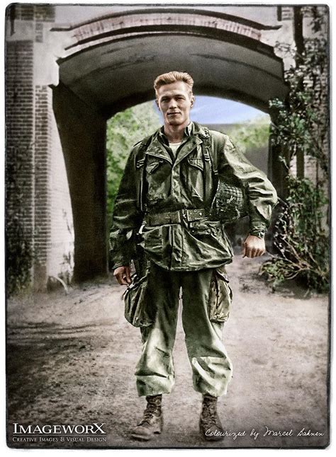 Major Richard Winters Of The 101st Airborne Division Somewhere One