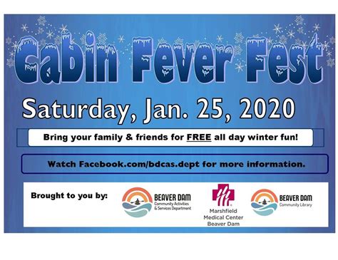 beaver dam s cabin fever fest is saturday daily dodge