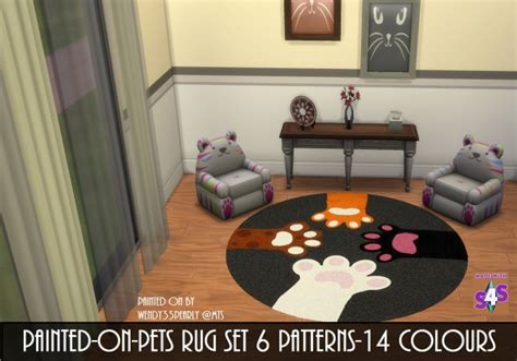 Pets Rug Set By Wendy35pearly At Mod The Sims Sims 4 Updates