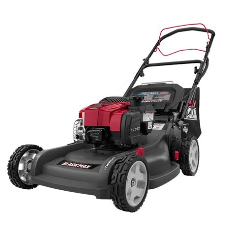 Black Max 21 Inch 150cc Self Propelled Gas Mower With Briggs And Stratton