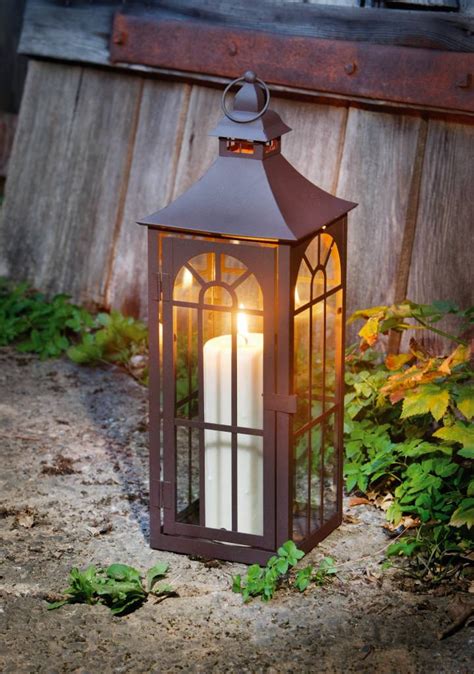 Kaufen sie garten laterne zu unserem bestpreis auf aliexpress. Metall-Laterne "Grande", 15 x 15 x 45 cm - Wohnambiente-Shop