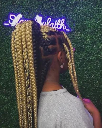 40 stunning jumbo knotless braids hairstyle of 2023