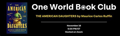 One World Book Club The American Daughters Random House Group