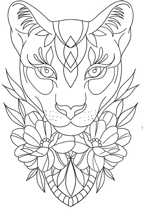 Printable Outline Tattoo Coloring Pages Customize And Print