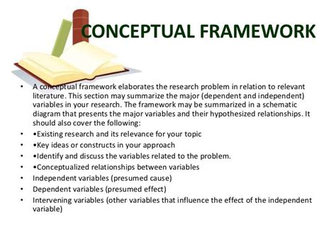 New teaching method improves students' academic performance. CONCEPTUAL FRAMEWORK• A conceptual framework elaborates ...