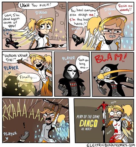 Mercy Reaper Overwatch Funny Overwatch Funny Comic Overwatch
