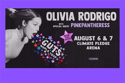 Olivia Rodrigo Guts World Tour In Wa Or Ca And Bc Tickets