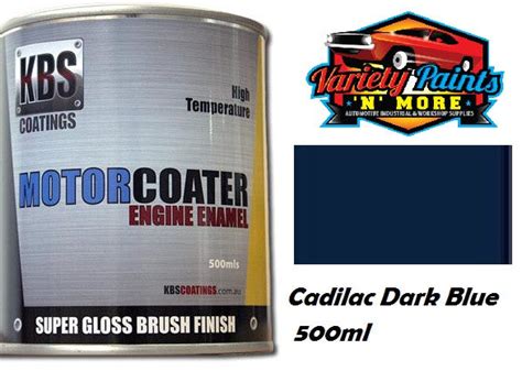 Kbs Motor Coater Cadillac Dark Blue Engine Enamel 500ml