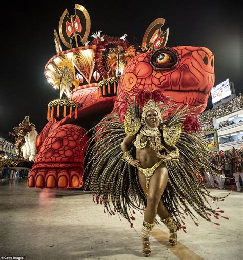 Thousands Of Dancers Take To Rio De Janeiros Famous Sambadrome For The