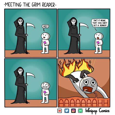 Meeting The Grim Reaper Funny