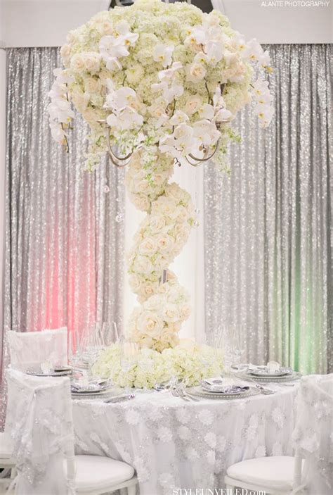 The bride left the flowers completely in moore's hands and saw them for the first time at the wedding. Seattle Wedding Show 2014 | Wedding decorations, Wedding ...