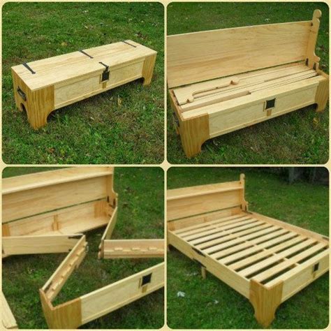 How to build a bedroom bench. How To Make a DIY Bench That Folds Into A Bed (Perfect ...
