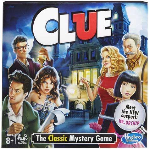 Clue Game Mystery Board Game Game For 2 6 Players For Ages 8 And Up