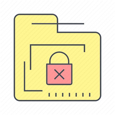 Cyber Crime Folder Unsecure Hacker Virus Icon