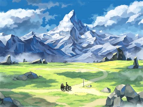 Top 143 Anime Mountain Landscape