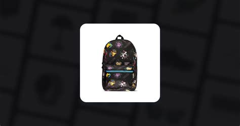 Pokémon Characters All Over Print Backpack Black • Pris