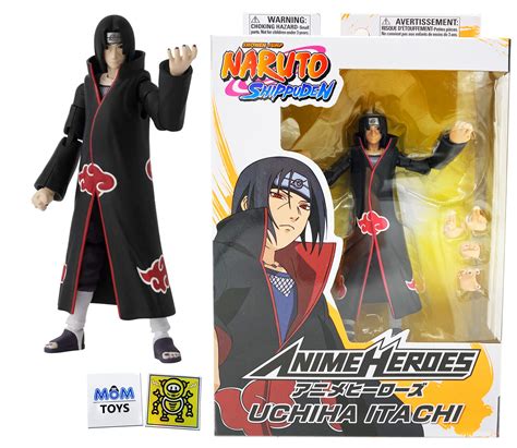 Bandai Naruto Anime Heroes Itachi Uchiha Toy Action Figure Toy Bundle