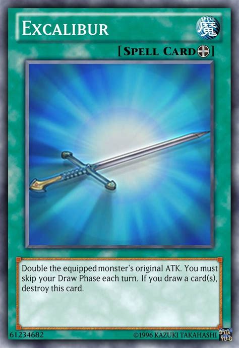 Excalibur Yu Gi Oh Custom Card Fixed By Duel Express On Deviantart