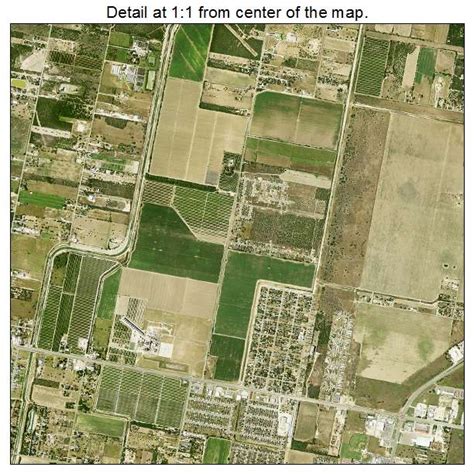 Aerial Photography Map Of Edinburg Tx Texas