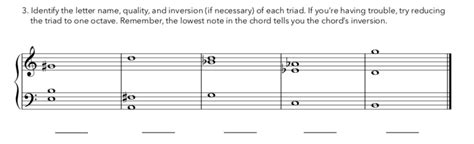 Click here to download a pdf with these exercises. chord theory - how to identify the triad on the grand staff? - Music: Practice & Theory Stack ...