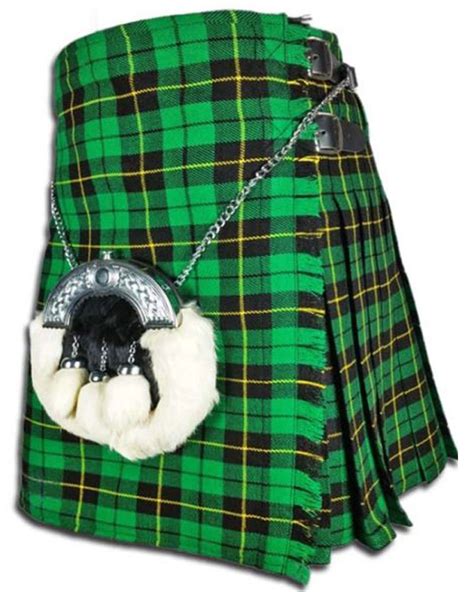 Scottish Wallace Hunting Tartan 8 Yard Kilt For Men 30 Waist Size