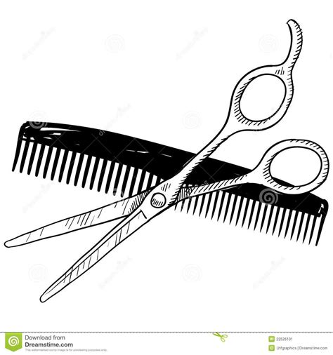 Barber clippers comb scissors illustrations & vectors. Library of barber scissors and comb svg free download png ...