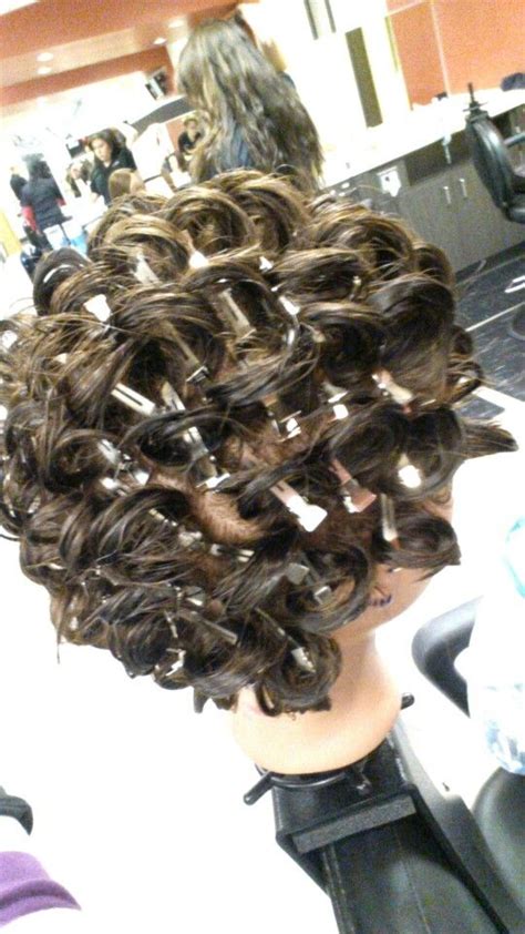 Pin Curls By Me Pin Curls Cosmetology Dreadlocks Hair Styles Beauty