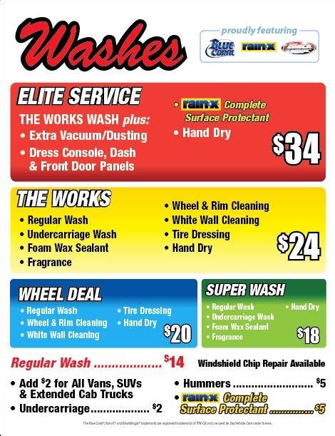 Superior car wash provides exceptional car washing services at the lowest prices in town. Price-list - White Glove Car Wash