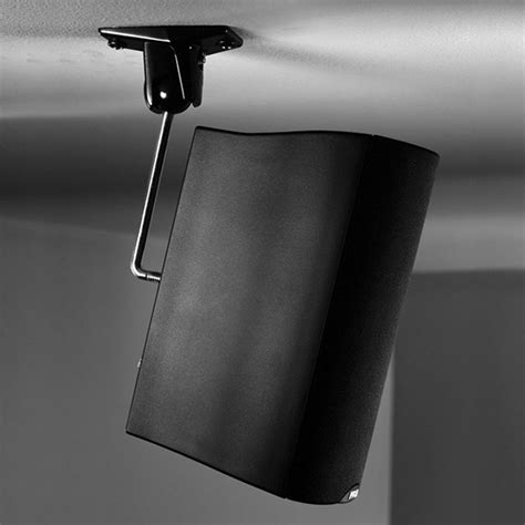 If you choose to mount your speakers in the ceiling, then you won't have to worry as much about positioning your furniture around floor. OmniMount 10.0WC Stainless Steel Wall or Ceiling Speaker Mount