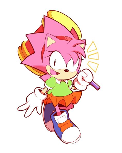 Amy Rose Sonic The Hedgehog C 1993 Sega And Paramount Pictures In