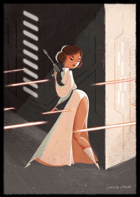 Princess Leia Star Wars Personagens Desenhos Sensuais Ilustrações