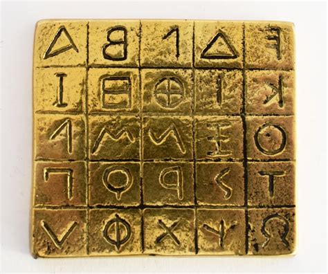 Ancient Greek Alphabet The Ancestor Of The Latin And Etsy Australia