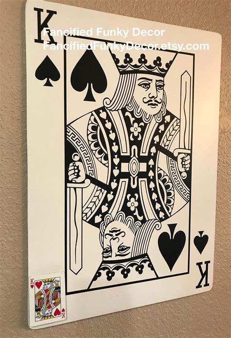 Check out our card room art selection for the very best in unique or custom, handmade pieces from our shops. Face Card, Large Playing Card, Oversize Card, Jack, Queen ...