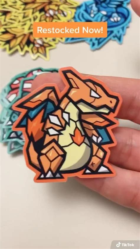 Mech X Poke Stickers By Jamkoo Video Pokemon Pokemon Craft