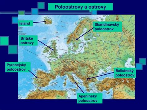 PPT - Evropa – poloha, povrch 5. ročník PowerPoint Presentation - ID