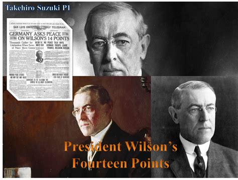World History President Wilsons Fourteen Points