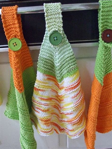 Mitered Hanging Towel Crochet Dishcloths Dishcloth Knitting Patterns