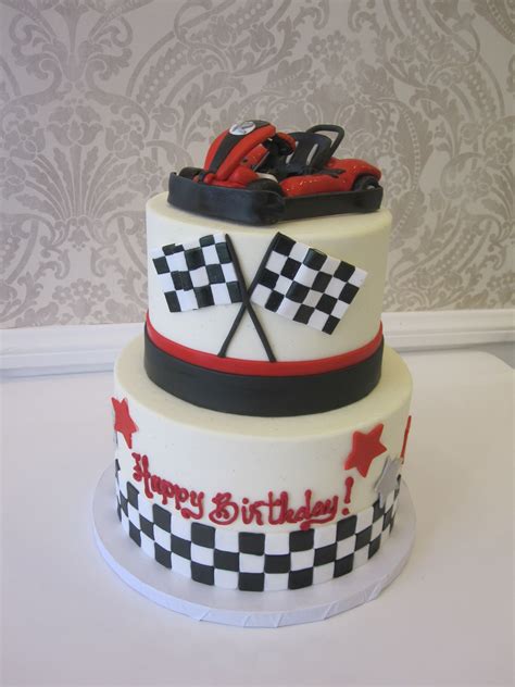 Go Kart Cake By Vanilla Bake Shop Cars Birthday Cake Boy Birthday