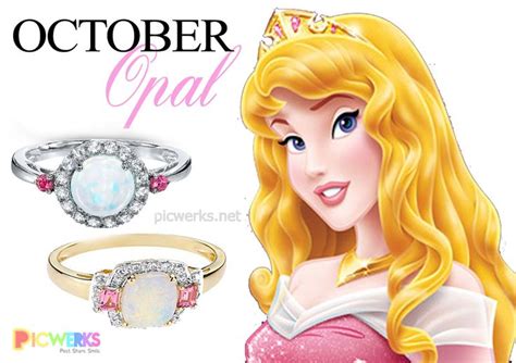 October Disney Disney Princess Birthstones