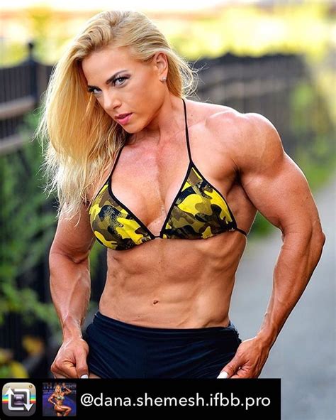 Dana Shemesh Ifbb Pro Fitness Bodybuilding Bodybuilder Muscles Strongwoman