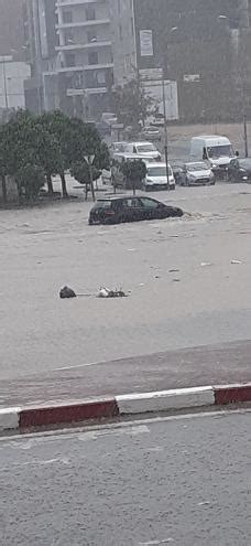 Pluies diluviennes à Sousse : rues inondées et véhicules ...