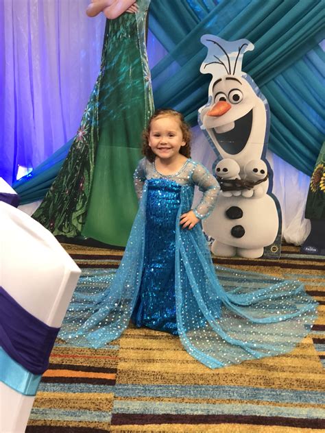 Princess Elsa Frozen Birthday Dress Blue And Silver Sparkly Cute Unique Halloween 3rd