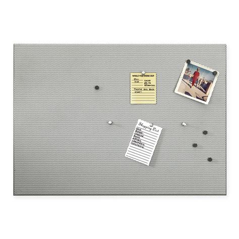 Umbra® Perforated Magnetic Bulletin Board In Brushed Nickel Office