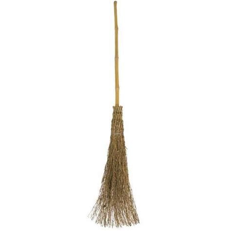 Traditional Besom Broom Witches Broomstick Garden Corn Leaf Sweeping H