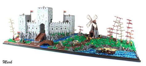 A Castle Diorama With All The Essentials The Brothers Brick The
