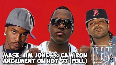 Mase Jim Jones And Cam Ron Argument On Hot 97 In 2004 Full Version Youtube