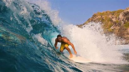 Surfing Wave Mountain Resolution Desktop Sport Screen