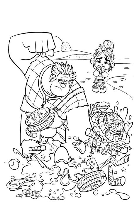 Bring your crayons, jump around the video game world and help ralph be the hero of this story! Wreck-it Ralph Coloring Pages - Best Coloring Pages For Kids